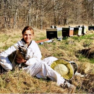 Clotilde Lécuyer apicultrice